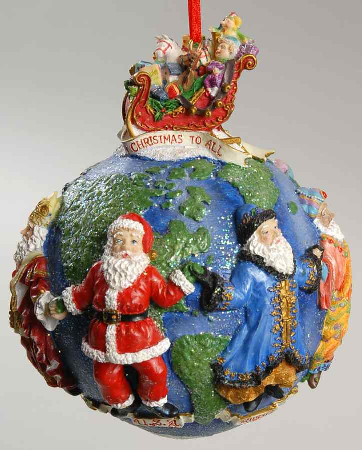 Balls Santas Around The World - Boxed by Christopher Radko-1