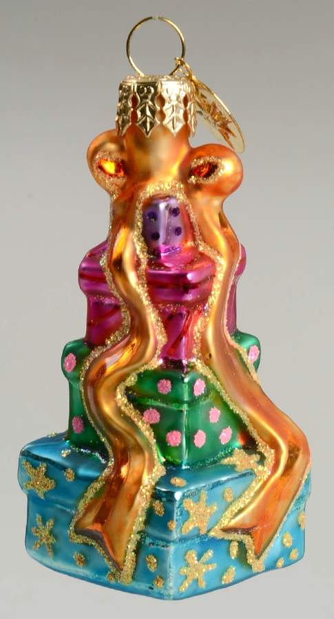 Gifts & Presents Shopping Spree Gem-Gold Bow - No Box by Christopher Radko-1