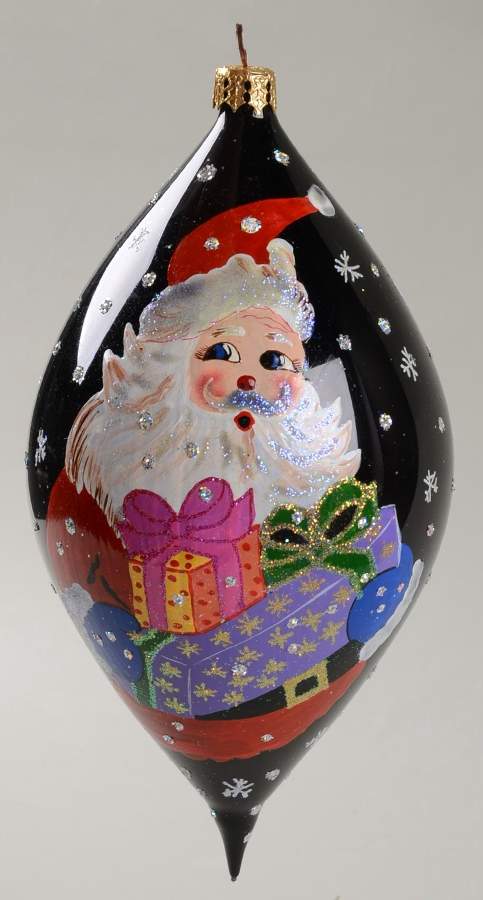 Teardrop (Shaped) Ornaments Stellar Feller - No Box by Christopher Radko-1