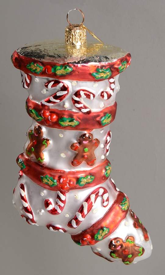 Stockings Cookies 'N' Canes Stocking - No Box by Christopher Radko-1