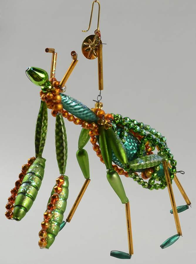 Beaded Mickey Mantis - No Box by Christopher Radko-1