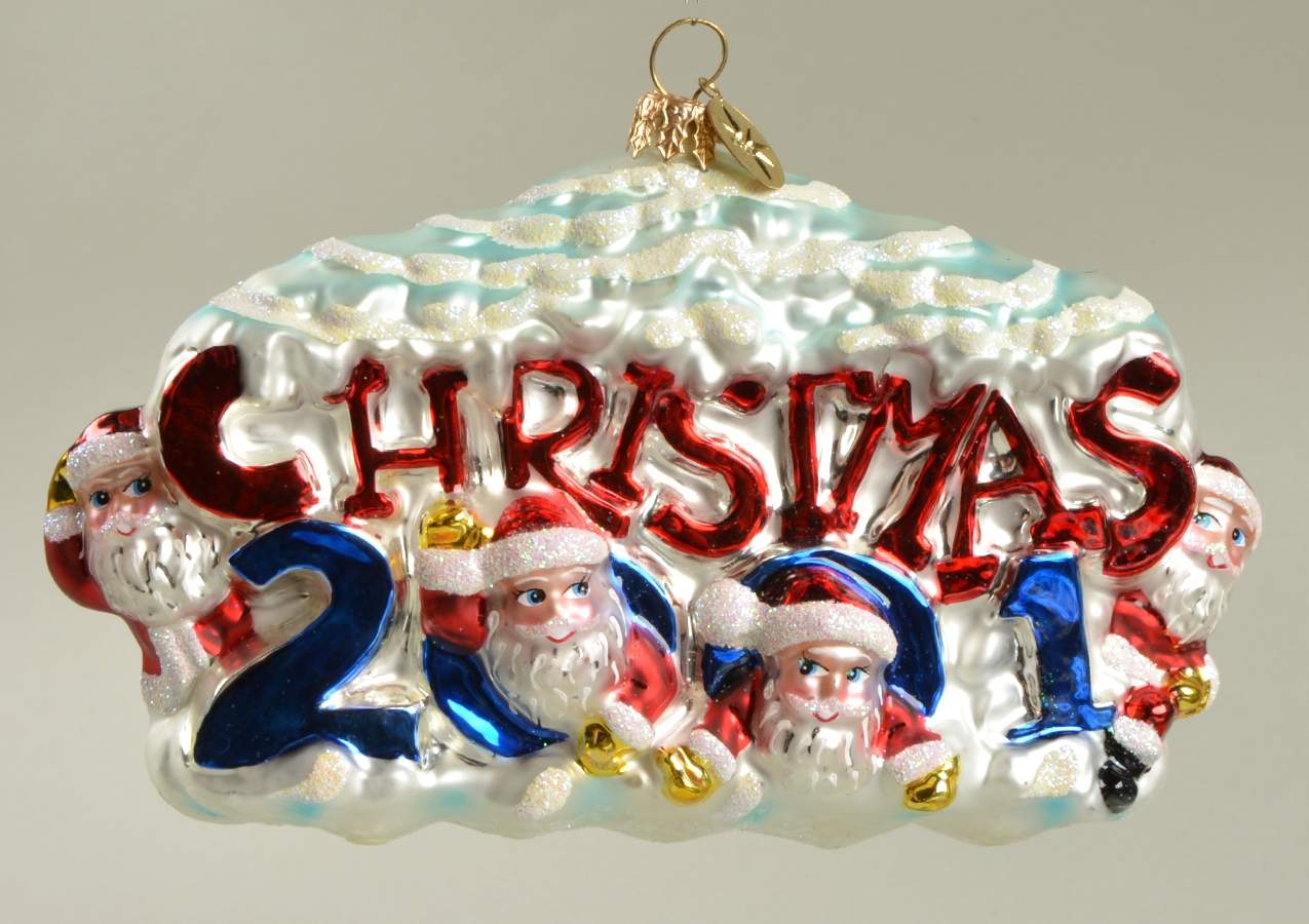 2001 Dated Ornaments Christmas 2001 - No Box by Christopher Radko-1