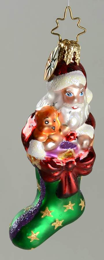 Stockings Stocking Stuffer Santa Gem - No Box by Christopher Radko-1