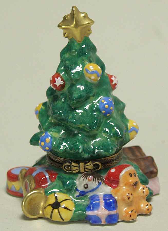 Christmas Limoges Box Christmas Tree - No Box by Christopher Radko-1