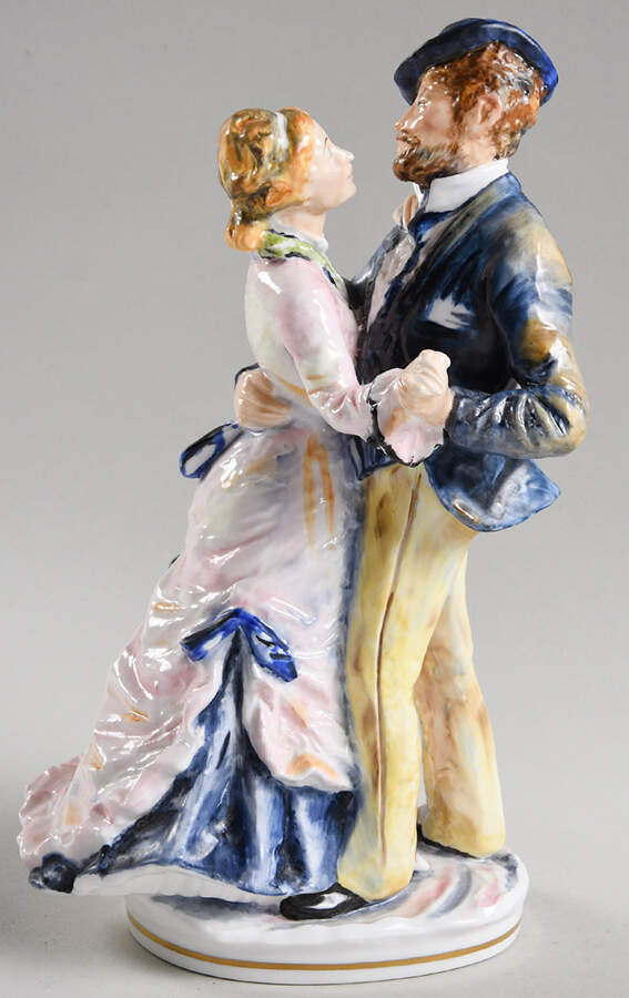 Impressionists Series Marguerite & Don Pedro - Boxed by Royal Worcester-1