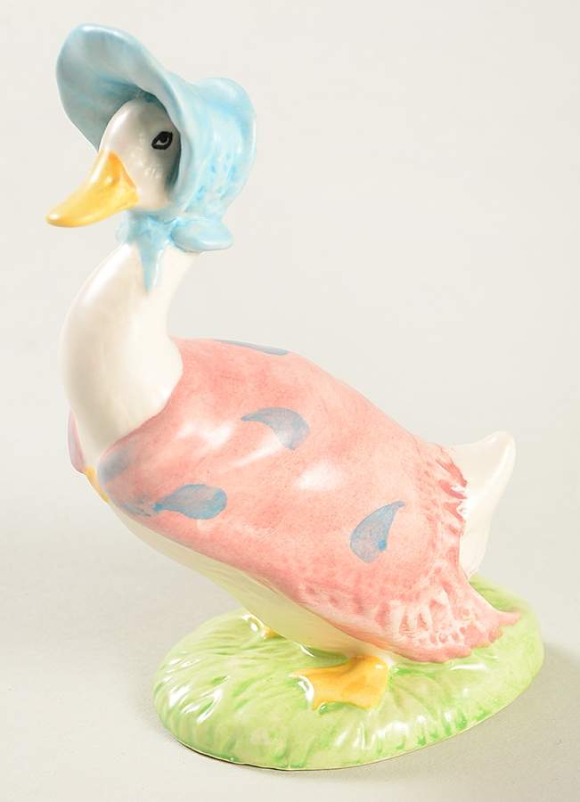 Beatrix Potter Backstamp 11 Jemima Puddle-Duck-Satin Finish - Boxed by Royal Doulton-1