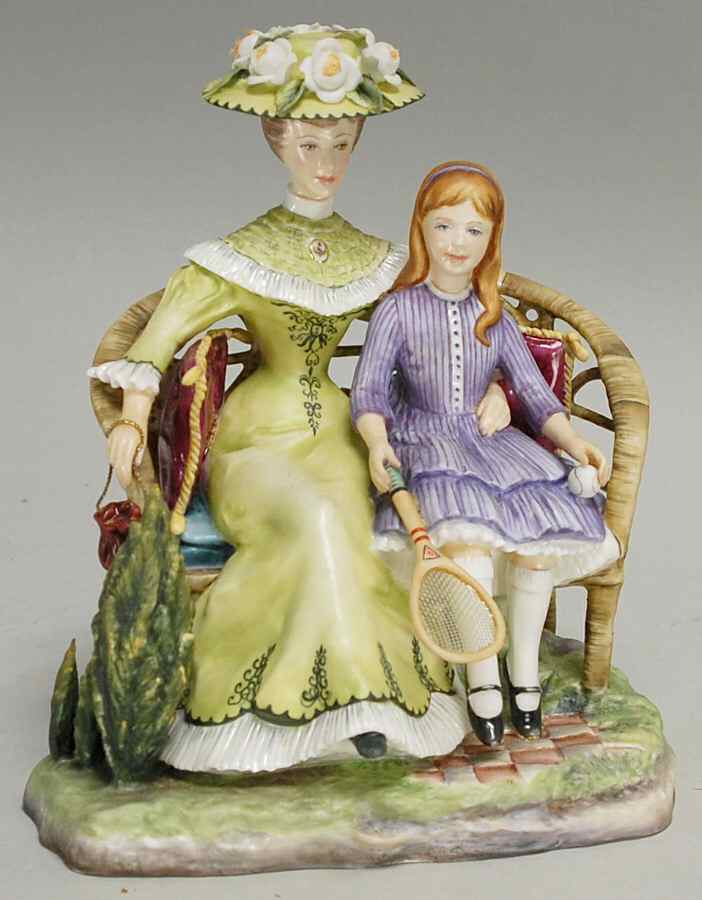 Victorian Ladies Charlotte & Jane - Boxed by Royal Worcester-1