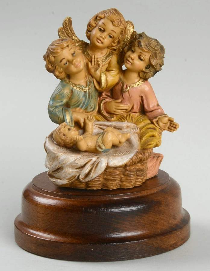 Nativity Christmas Music Box Silent Night - Boxed by Roman-1