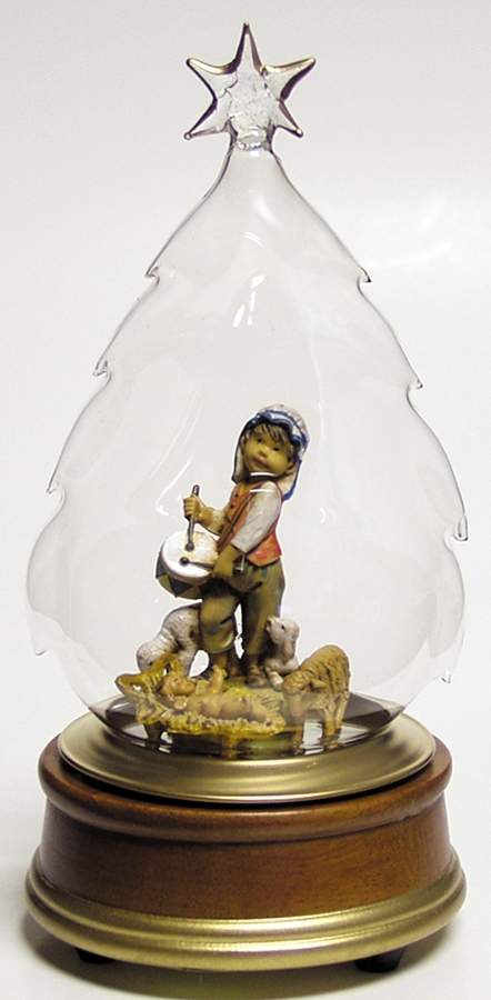 Nativity Christmas Music Box Little Drummer Boy - Boxed by Roman-1
