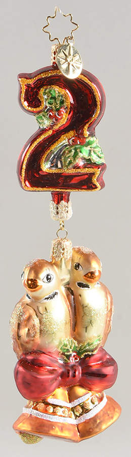 Twelve Days of Christmas-2001 2-Double Dove Love - Boxed by Christopher Radko-1