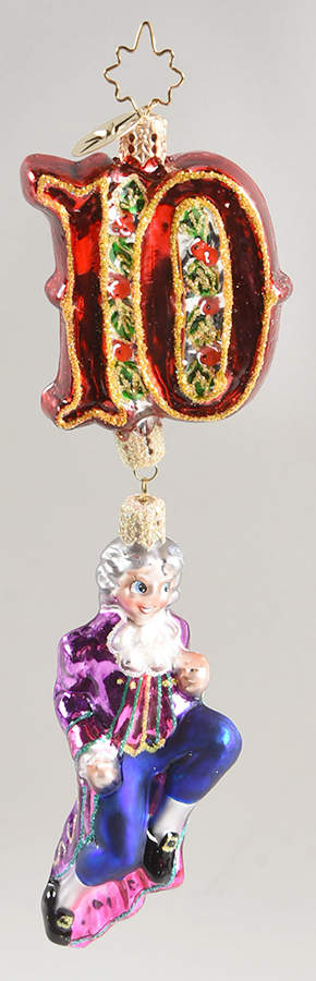 Twelve Days of Christmas-2001 10-Lords Of The Dance - No Box by Christopher Radko-1