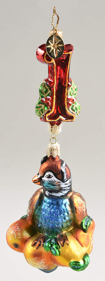 Twelve Days of Christmas-2001 1-Pear Necessities - No Box by Christopher Radko-1