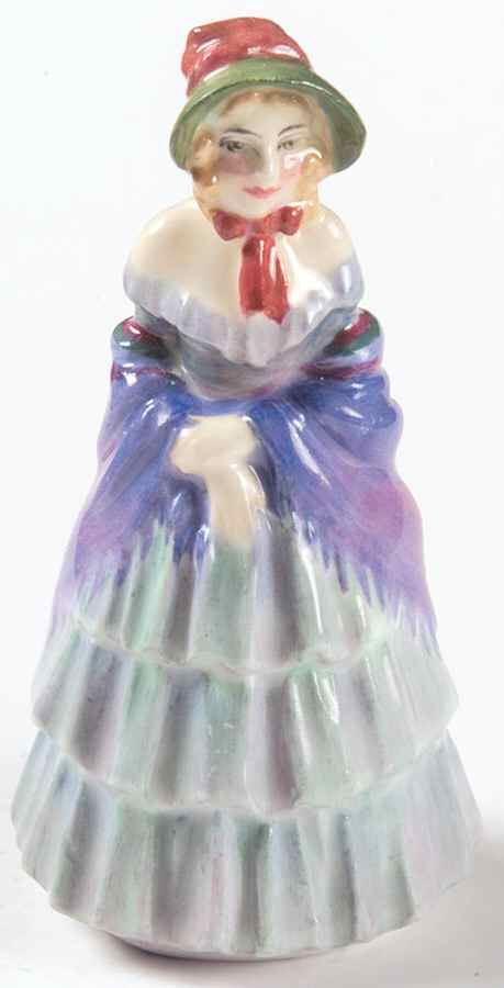 Miniature Figurines Victorian Lady - Boxed by Royal Doulton-1