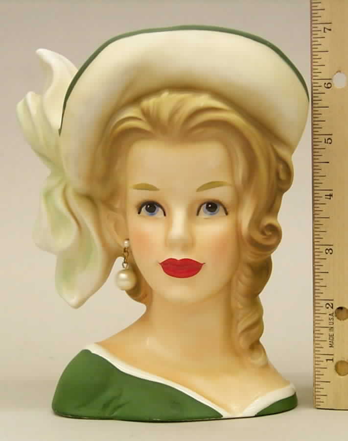 Reliable Head Vases Hatw/Bowsgrdress - No Box by Reliable Glass & Pottery-1