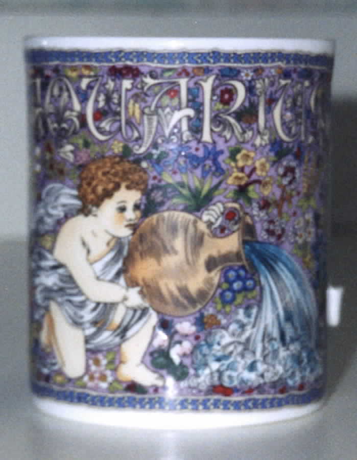 Zodiacs Mug Collection Aquarius - With Box by Royal Worcester-1