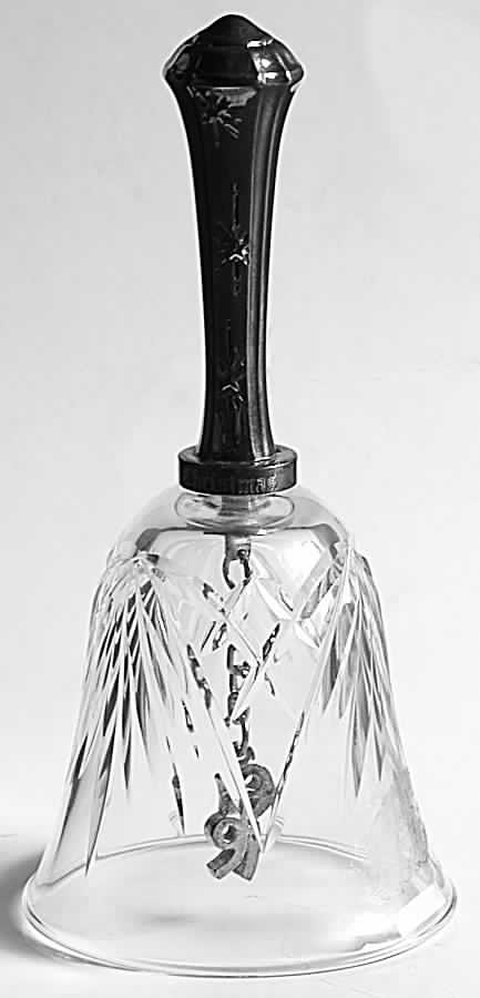 Christmas Bell Series #3 1991-Crystal Bell - No Box by Reed & Barton-1