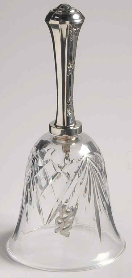 Christmas Bell Series #3 1992-Crystal Bell - No Box by Reed & Barton-1