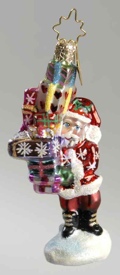 Santas Last Minute Shopper Gem - Nb724, No Box by Christopher Radko-1