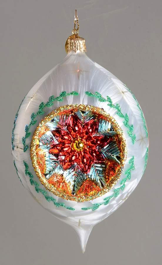 Reflectors (Traditional) Ice Pine Reflection-White - No Box by Christopher Radko-1