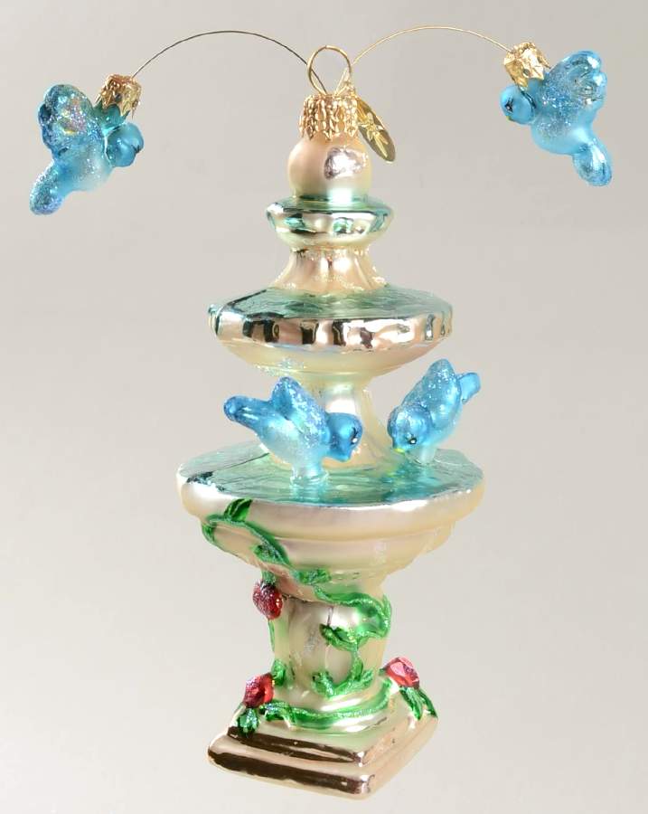 Birds Bathing Birdies - No Box by Christopher Radko-1