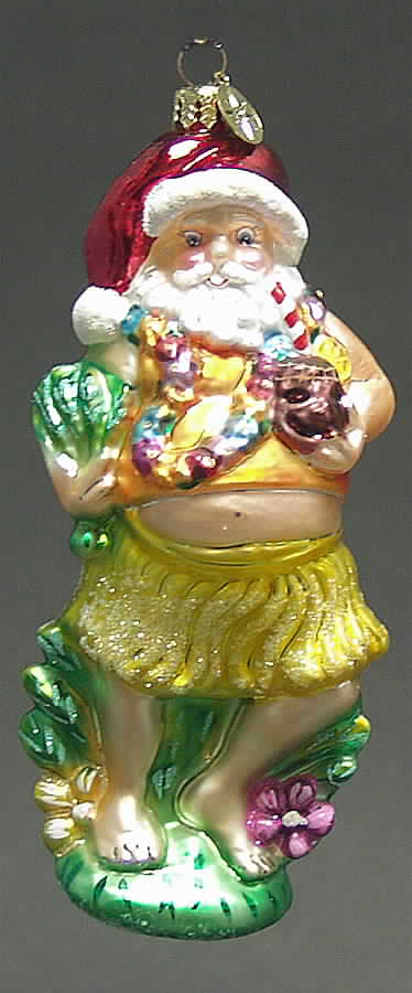 Ornament of The Month Hawaiian Holiday-August/2001 - Boxed by Christopher Radko-1