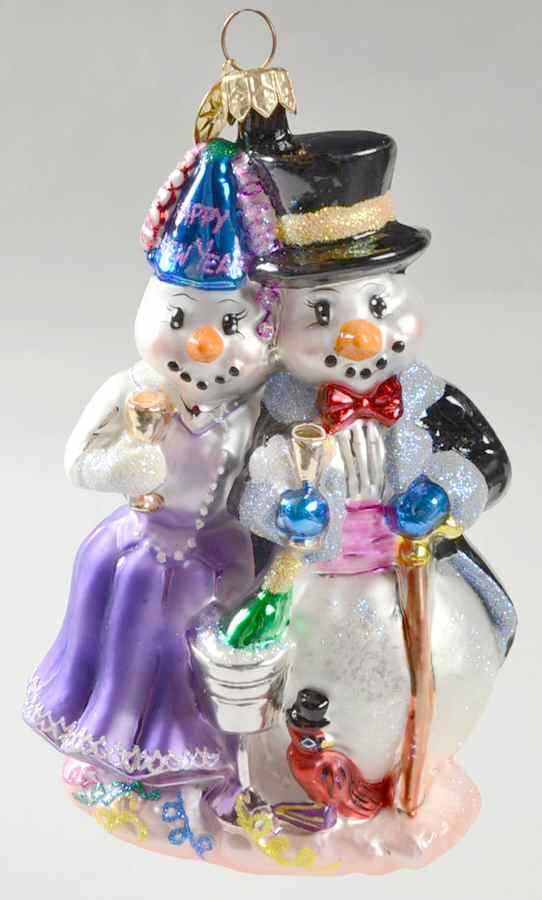 Ornament of The Month Happy Snow Year-January/2002 - Boxed by Christopher Radko-1