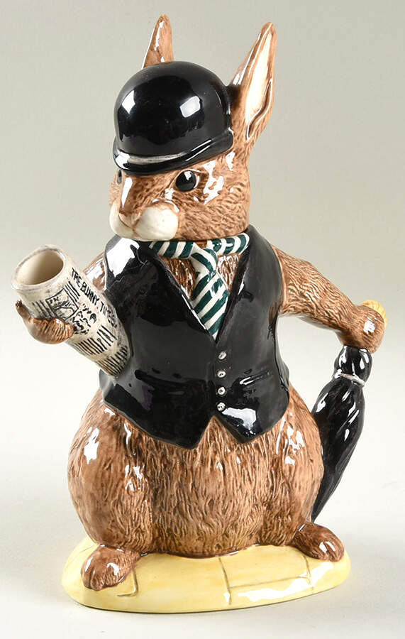 Bunnykins Teapots of The World London City Gent Teapot - No Box by Royal Doulton-1