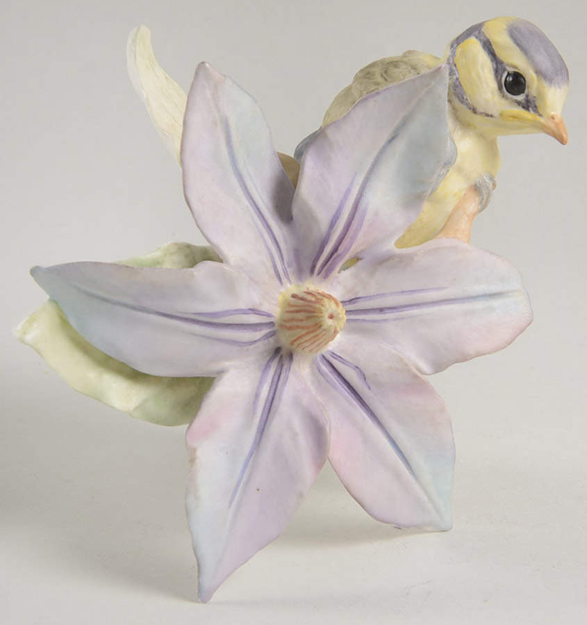 Royal Worcester Bird Figurines Fledgling Blue Tit - No Box by Royal Worcester-1