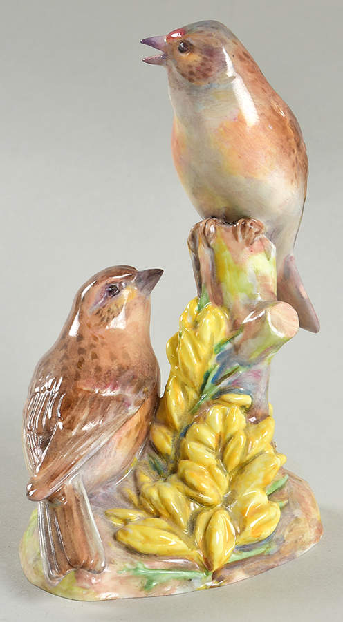 Royal Worcester Bird Figurines Linnets - No Box by Royal Worcester-1