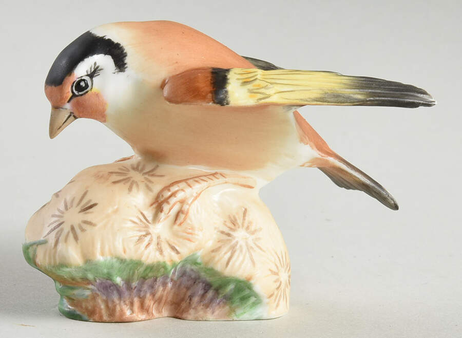 Royal Worcester Bird Figurines Goldfinch - No Box by Royal Worcester-1