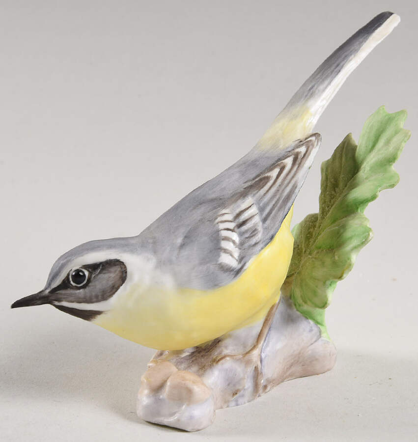 Royal Worcester Bird Figurines Grey Wagtail - No Box by Royal Worcester-1
