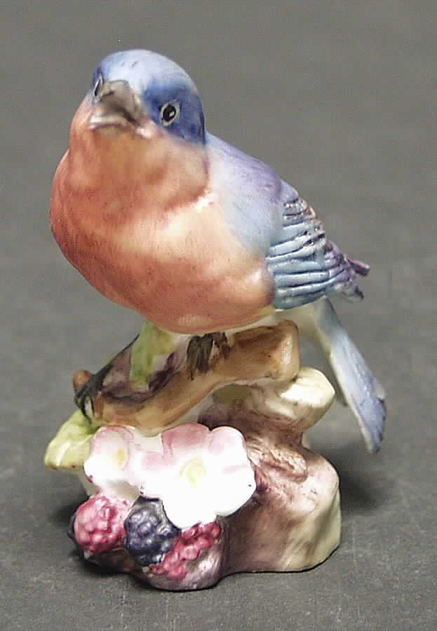 Royal Worcester Bird Figurines Bluebird - No Box by Royal Worcester-1