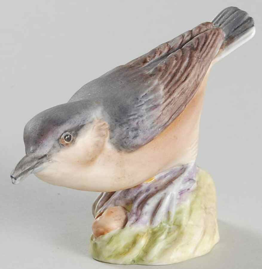 Royal Worcester Bird Figurines Nuthatch - No Box by Royal Worcester-1