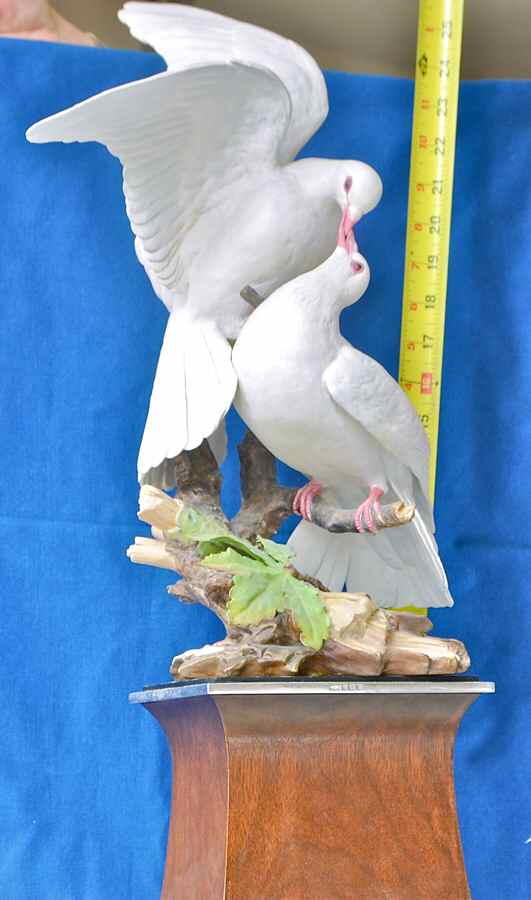 Royal Worcester Bird Figurines White Doves - No Box by Royal Worcester-1