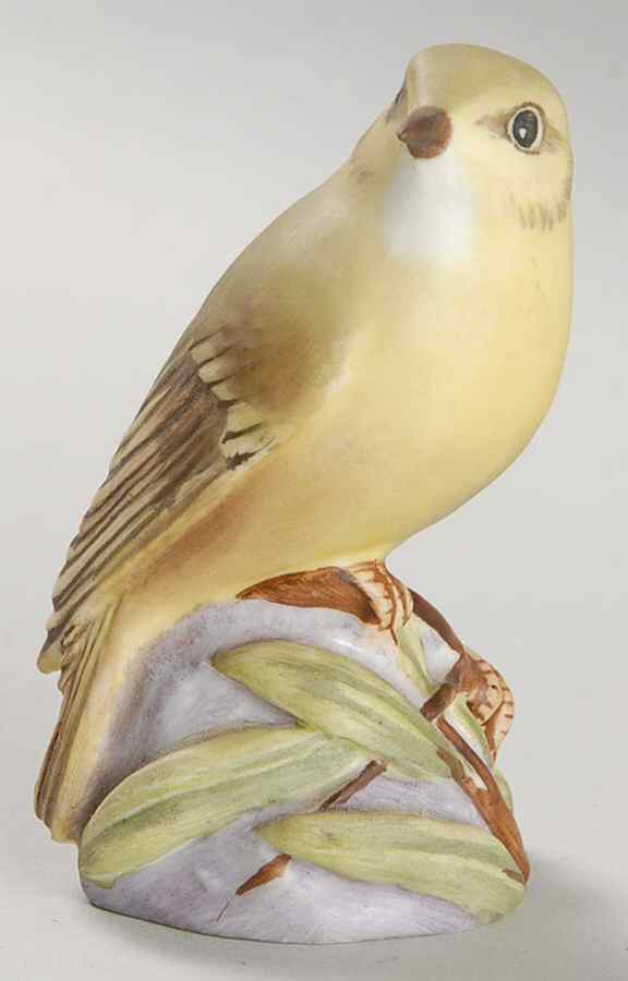 Royal Worcester Bird Figurines Wood Warbler - No Box by Royal Worcester-1