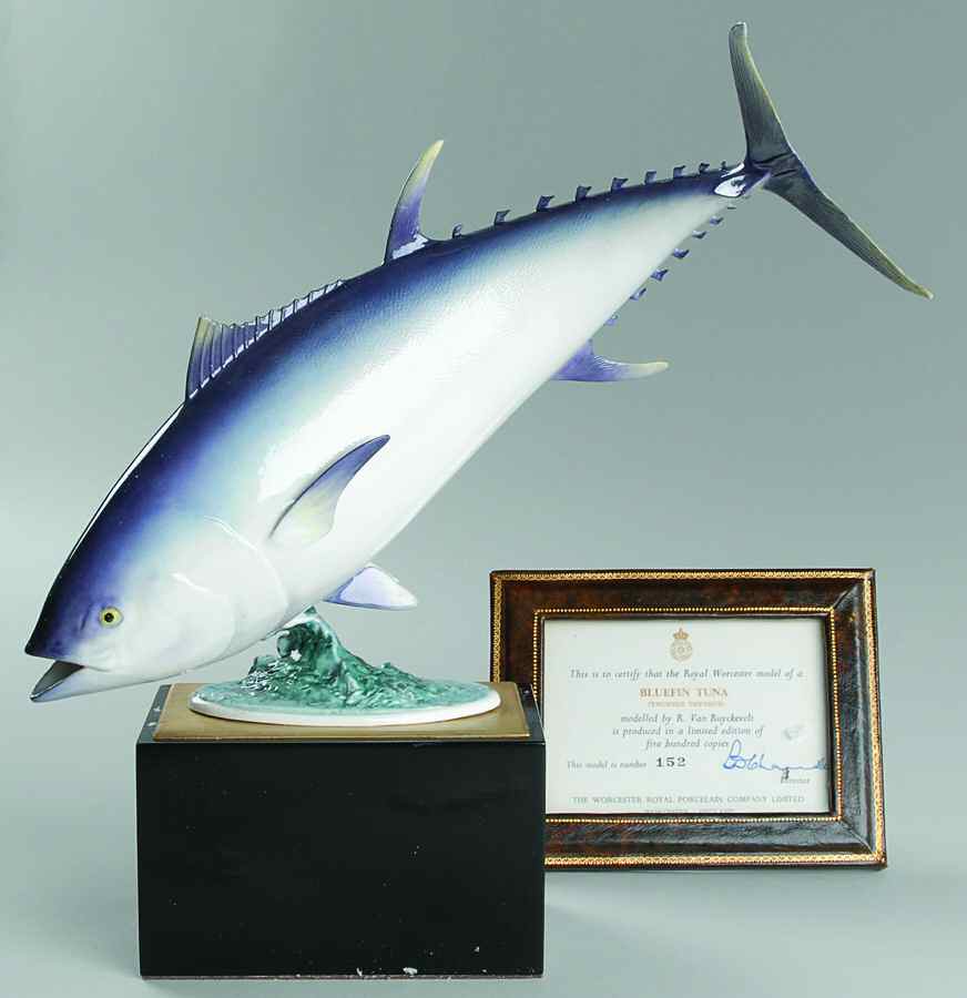 Game Fish Series Blue-Fin Tuna - Boxed by Royal Worcester-1