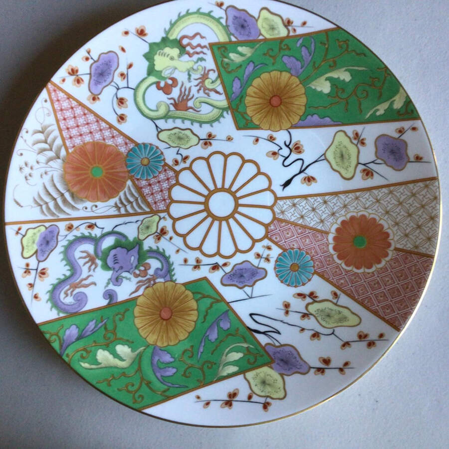 Chinoiserie Light Brocade - Boxed by Royal Worcester-1