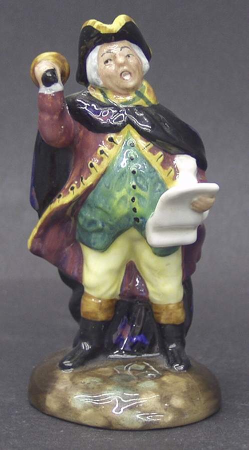 Miniature Character Studies Town Crier - Boxed by Royal Doulton-1