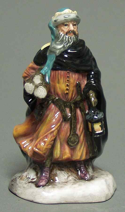 Miniature Character Studies Good King Wenceslas - Boxed by Royal Doulton-1