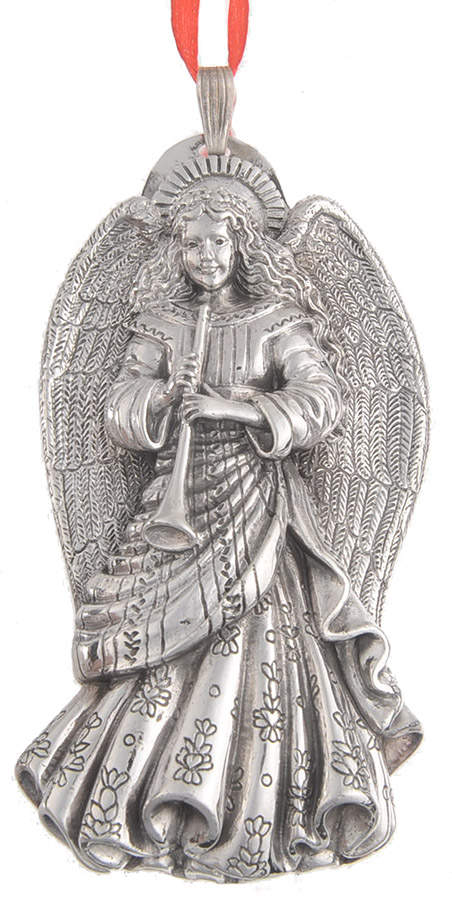 Annual Sterling Angel Elisabeth-Heralding Angel - Boxed by Reed & Barton-1