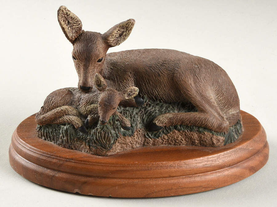 Bronze Menagerie-Americana Deer - Boxed by Royal Doulton-1