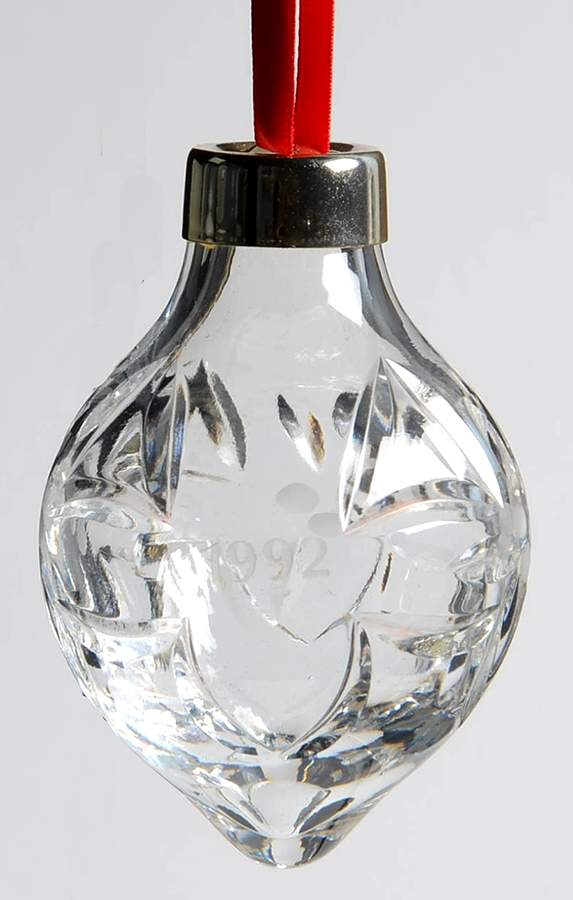 Crystal Annual Ornament Tear Drop - No Box by Royal Doulton-1