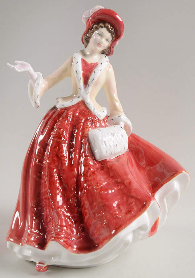 Christmas Figure-Annual Christmas Day-1999 - With Box by Royal Doulton-1