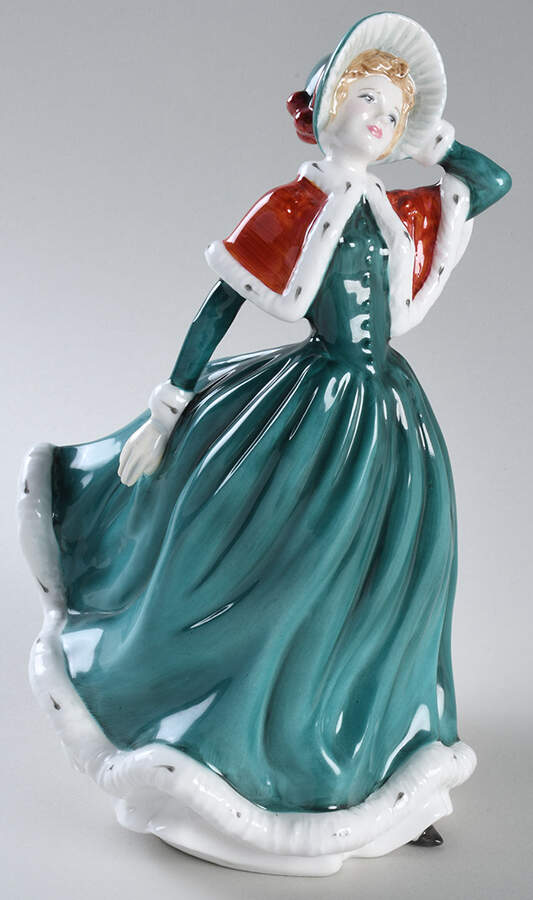 Christmas Figure-Annual Christmas Day-2001 - Boxed by Royal Doulton-1