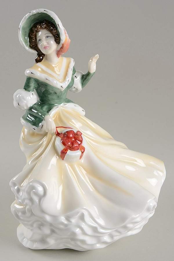 Christmas Figure-Annual Christmas Day-2002 - Boxed by Royal Doulton-1