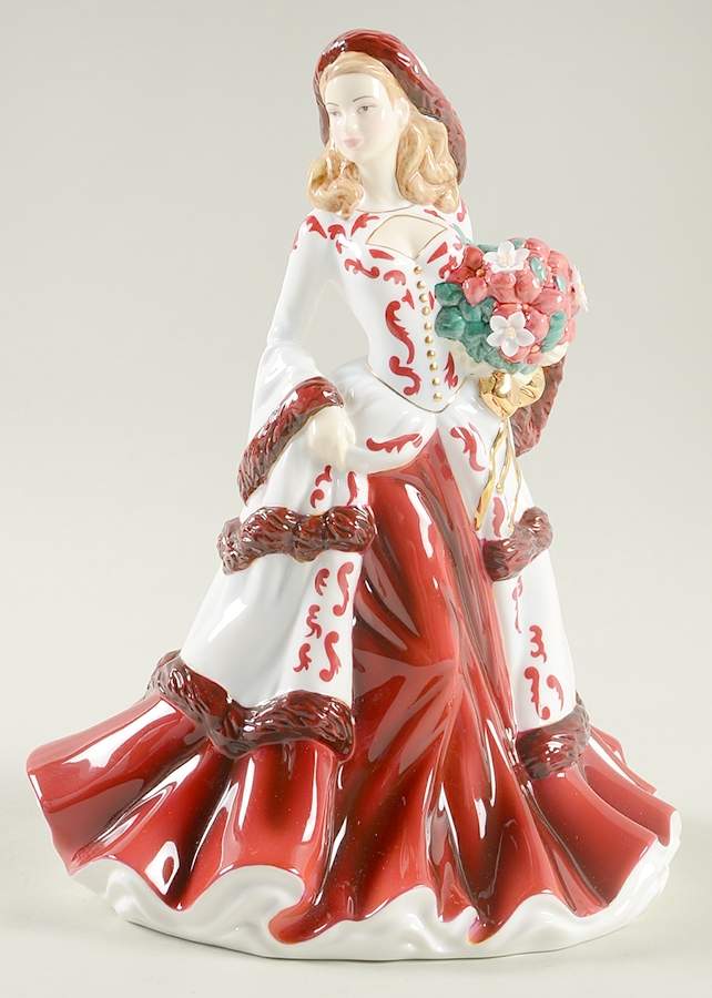 Christmas Figure-Annual Christmas Day - 2008-Red And White - Boxed by Royal Doulton-1