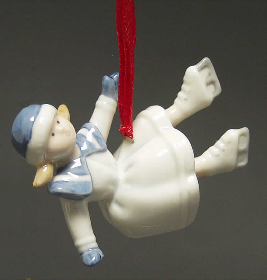 Childrens Christmas Ornaments Isabella-Ice Skating Princess - No Box by Royal Copenhagen-1