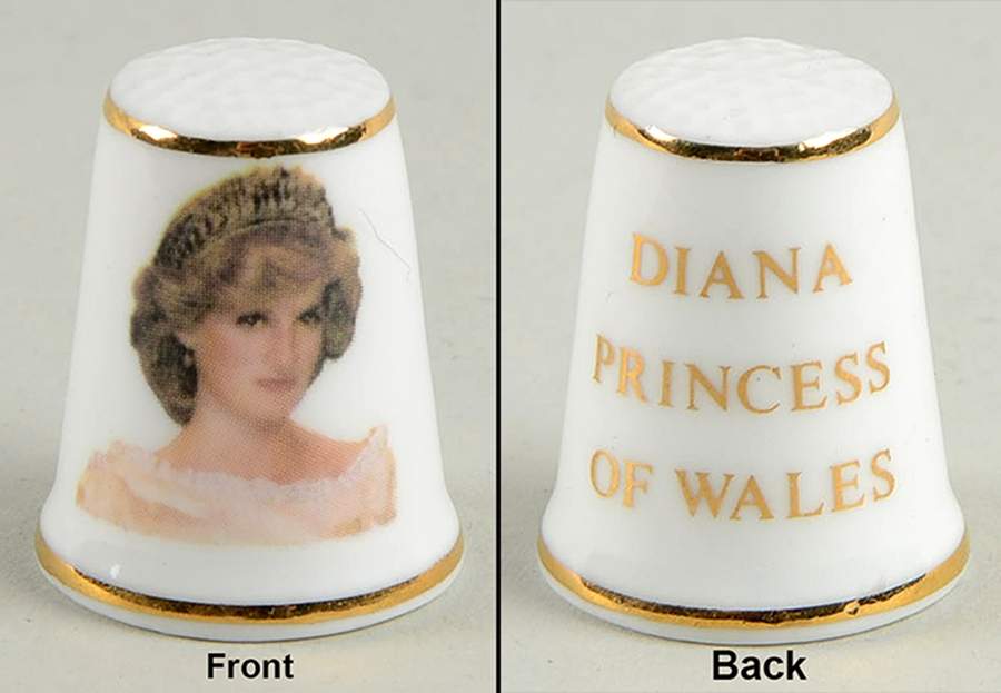 Royal Grafton Royalty Giftware Diana 25th Birthday Thimble - No Box by Royal Grafton-1