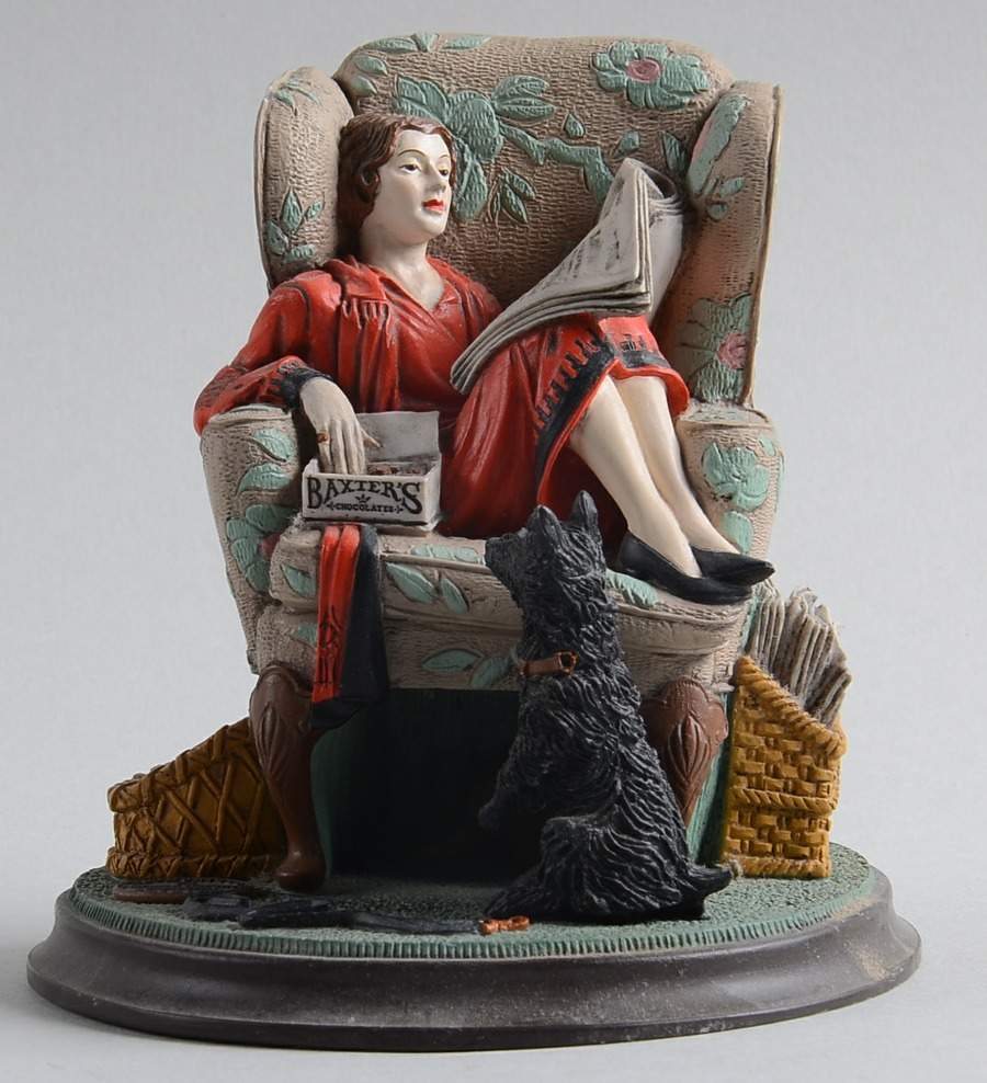 Rockwells Beautiful Dreamers Sitting Pretty - With Box by Rhodes Studios-1