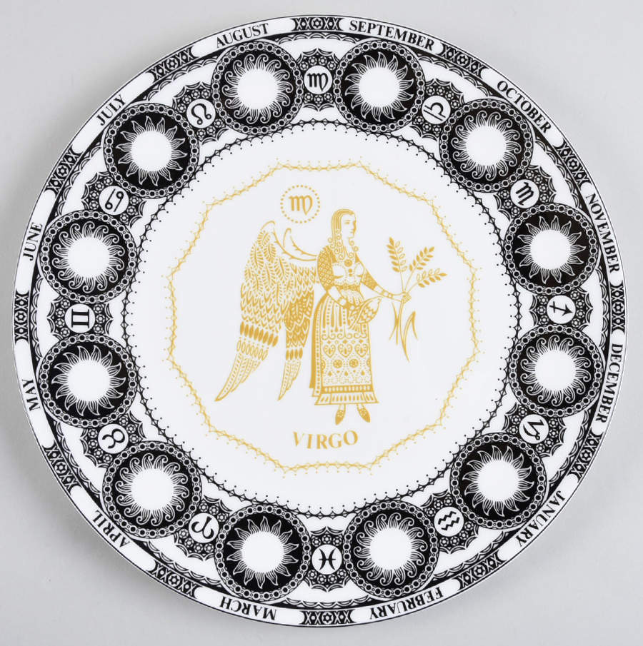 Zodiac Birthday Plates Virgo - No Box by Royal Doulton-1